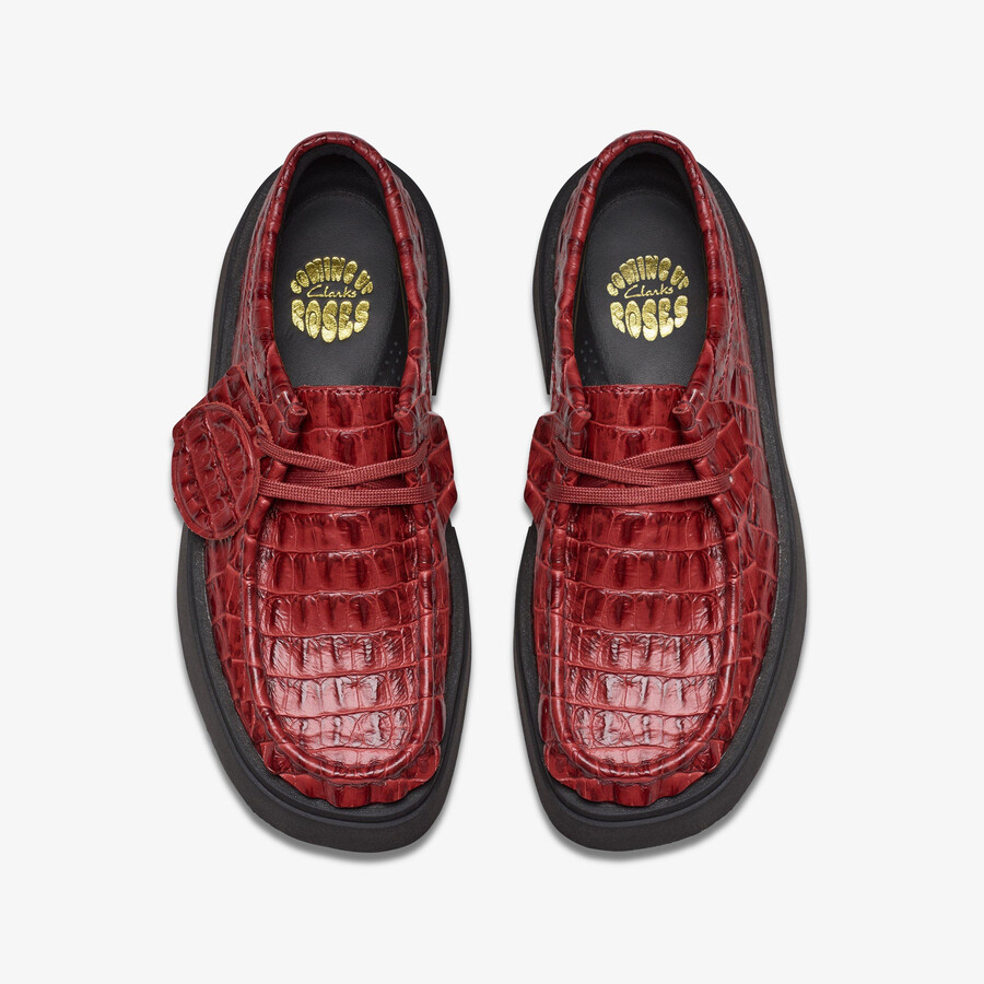 martine rose torview womens - burgundy leather
