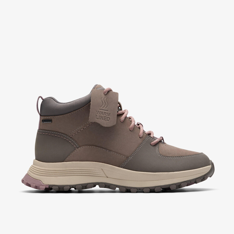 buty atl trek gore-tex – szare ocieplane kombinowane