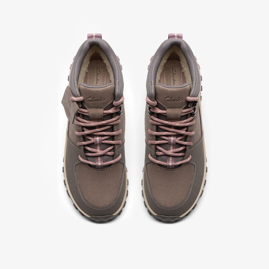 buty atl trek gore-tex – szare ocieplane kombinowane
