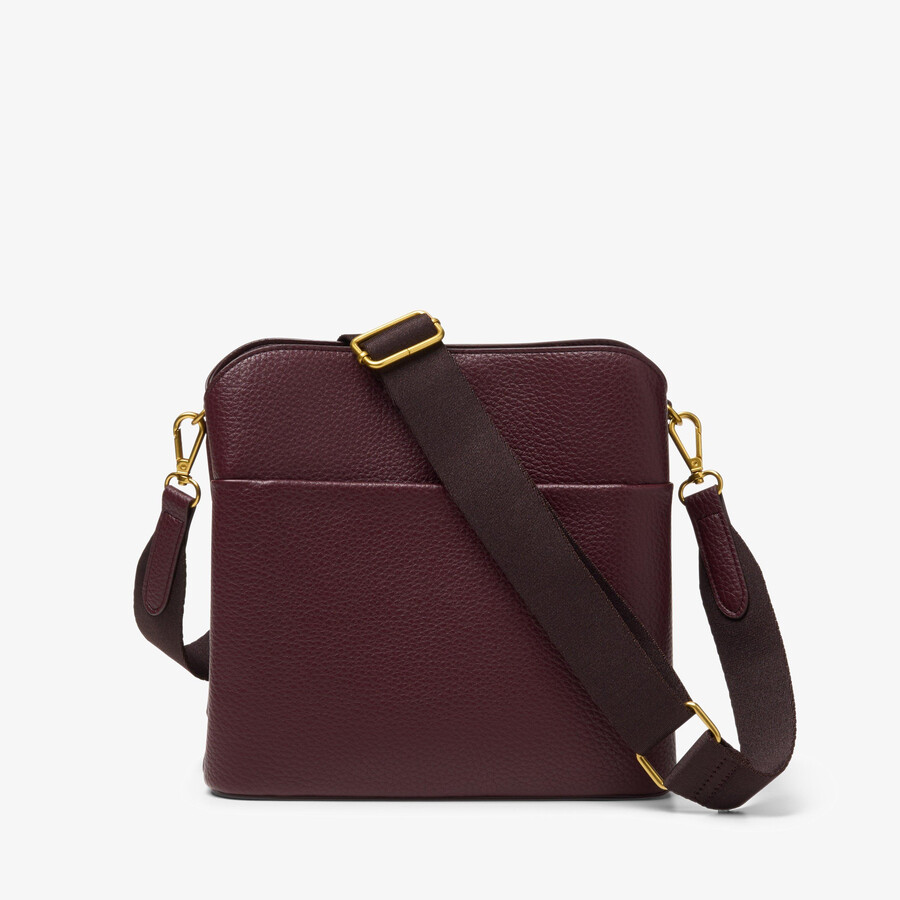 clara crossbody - burgundy