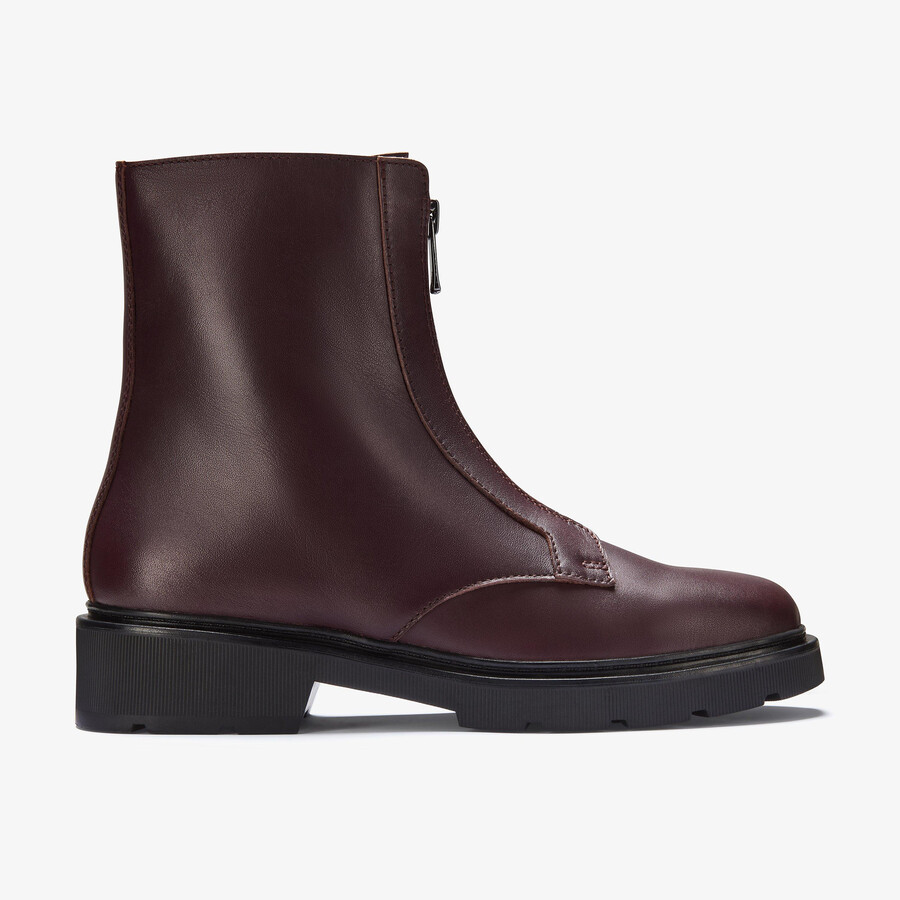 lauryl zip - merlot leather